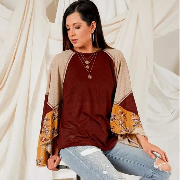 gimmicks by BKE Tops - NWOT Buckle Gimmicks BOHO Top